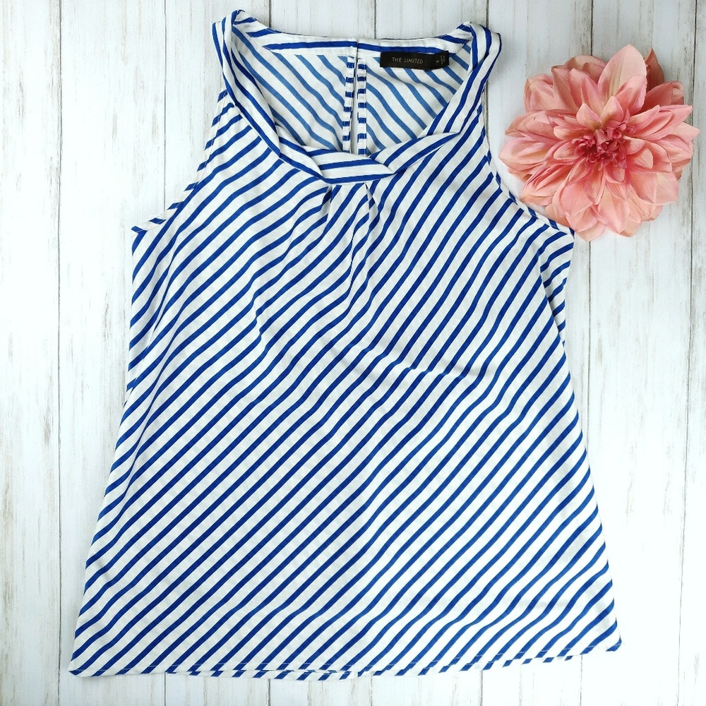 The Limited twisted neck tank top blouse M d13